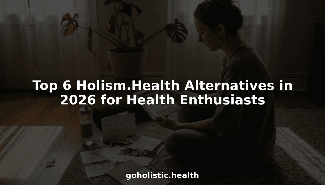 Top 6 Holistic Alternatives in 2026 for Health Enthusiasts