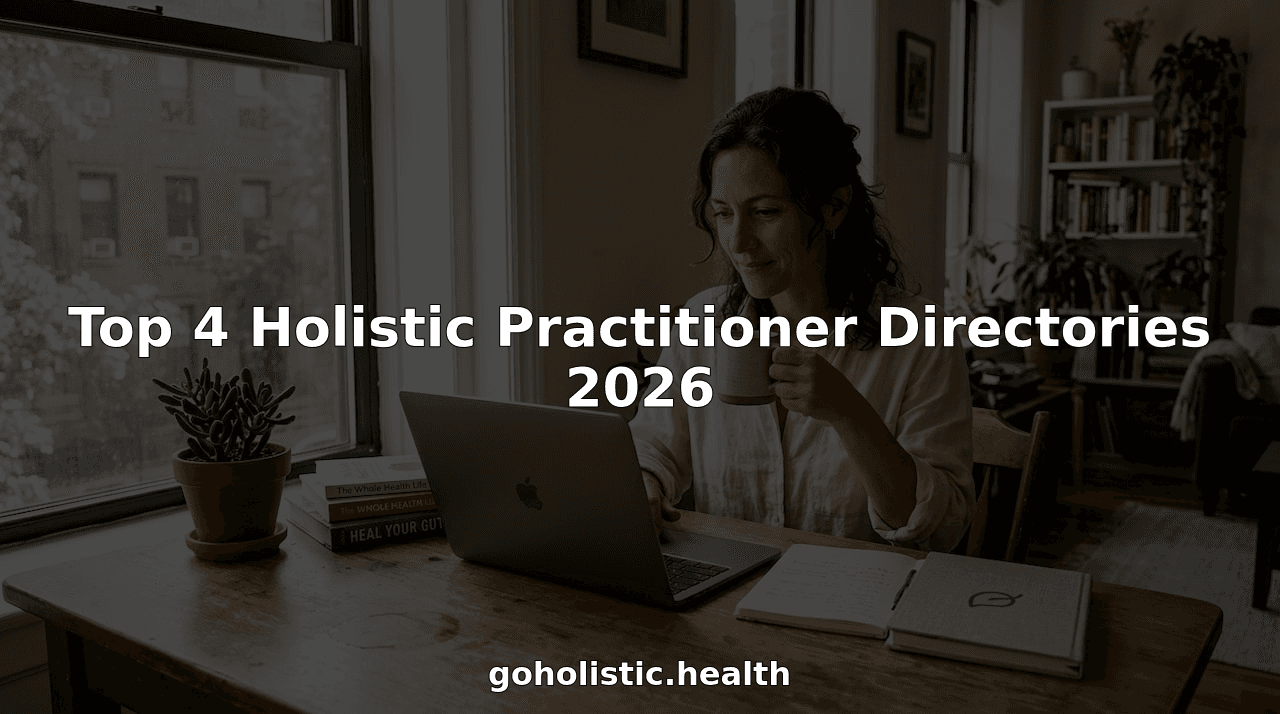 Top 4 Holistic Practitioner Directories 2026