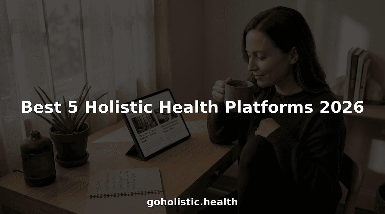 Best 5 Holistic Health Platforms 2026
