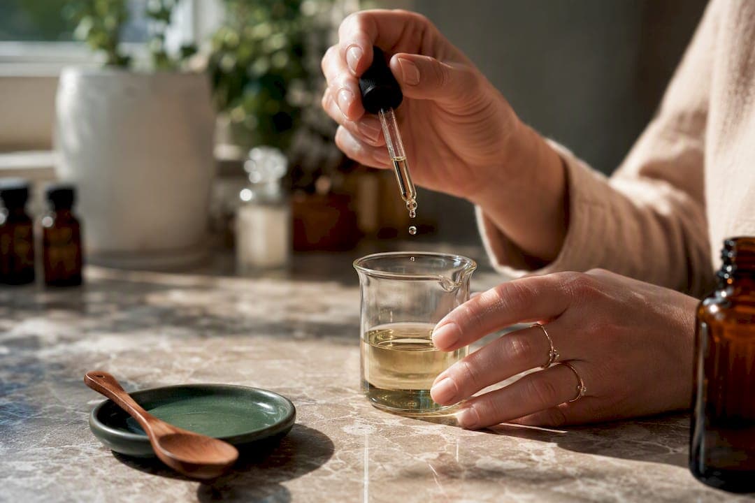 Dilute First: Essential Oil Safety—Start at 1% (≈6 drops/oz) and Never Ingest